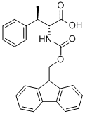 N-芴甲氧羰基-赤-Β-甲基苯丙氨酸 结构式