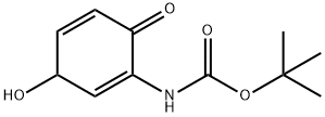 Carbamic acid, (3-hydroxy-6-oxo-1,4-cyclohexadien-1-yl)-, 1,1-dimethylethyl ester (9CI) 结构式