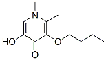 4(1H)-Pyridinone, 3-butoxy-5-hydroxy-1,2-dimethyl- (9CI) 结构式