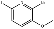 2-溴-6-碘-3-甲氧基吡啶 结构式