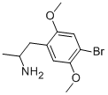 2,5-DIMETHOXY-4-BROMAMPHETAMIN 结构式