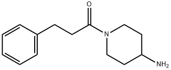 1-(3-phenylpropanoyl)piperidin-4-amine 结构式