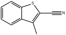 2-氰基-3-甲基苯并噻吩 结构式