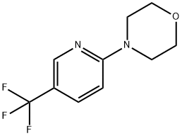 4-(5-(三氟甲基)吡啶-2-基)吗啉 结构式