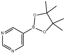 嘧啶-5-硼酸嚬哪醇酯 结构式