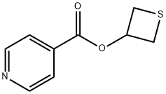 4-Pyridinecarboxylicacid3-thietanylester 结构式