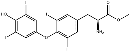 左旋甲状腺素甲基酯 结构式