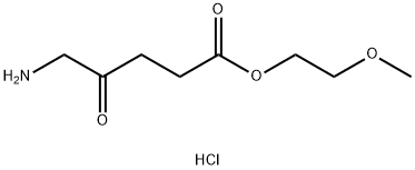 METHOXYETHOXY 5-AMINOLEVULINATE HYDROCHLORIDE 结构式