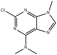 2-Chloro-N,N,9-trimethyl-9H-purin-6-amine 结构式