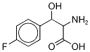 2-氨基-3-(4-氟苯基)-3-羟基丙酸 结构式