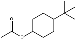 4-叔丁基环己基乙酸酯 结构式