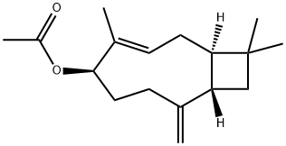 4,11,11-三甲基-8-亚甲基二环[7.2.0]-3-十一烯-5-醇 结构式