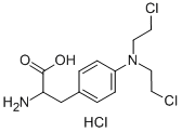 左旋苯丙氨酸氮芥 结构式