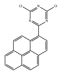 1-(4,6-DICHLORO-1,3,5-TRIAZIN-2-YL)PYRENE 结构式