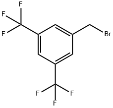 3,5-双三氟甲基苄基溴 结构式