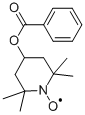 4-苄酰氧基-四甲基哌啶氧自由基 结构式