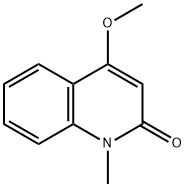 4 -甲氧基- 1 -甲基- 2(1H),喹啉酮 结构式