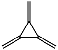 1,2,3-Trismethylenecyclopropane 结构式