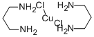 双(1,3-丙二胺)氯化铜(II) 结构式