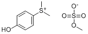 4-羟苯基二甲基锍甲磺酸盐 结构式