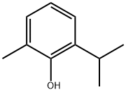 2-ISOPROPYL-6-METHYLPHENOL 结构式