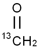 福尔马林-13C 结构式