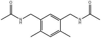 2,4-BIS(ACETYLAMINOMETHYL)-1,5-DIMETHYLBENZENE 结构式