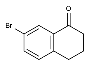 7-溴-3,4-二氢-2H-1-萘酮 结构式