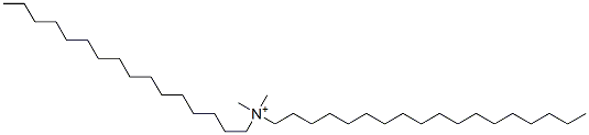 N,N-dimethyl-N-hexadecyl-1-octadecylammonium 结构式