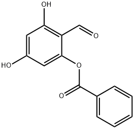 2-(苯甲酰氧基)-4,6-二羟基苯甲醛 结构式