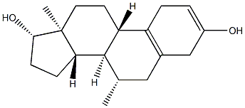3-Methoxy-7β-Methyl-estra-2,5(10)-dien-17β-ol 结构式