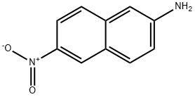 2-氨基-6-硝基萘 结构式