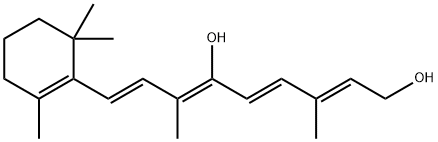 3,7-dimethyl-9-(2,6,6-trimethylcyclohex-1-enyl)nona-2,4,7-triene-1,6-diol 结构式