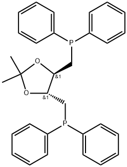 异丙烯基-2,3-二羟基-1,4-双二苯基膦丁烷 结构式
