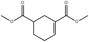 3-Cyclohexene-1,3-dicarboxylic acid dimethyl ester 结构式