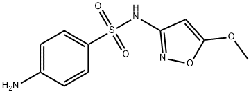 N1-(5-methoxyisoxazol-3-yl)sulphanilamide 结构式