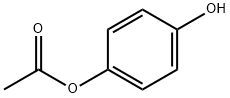 4-乙酰氧基苯酚 结构式