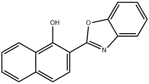 2-BENZOOXAZOL-2-YL-NAPHTHALEN-1-OL 结构式