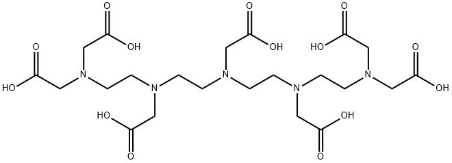 N,N-Bis[2-[[2-[bis(carboxymethyl)amino]ethyl](carboxymethyl)amino]ethyl]glycine 结构式