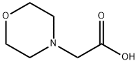 吗啉-4-基乙酸 结构式