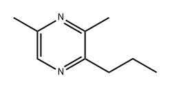 吡嗪,3,5-二甲基-2-丙基- 结构式