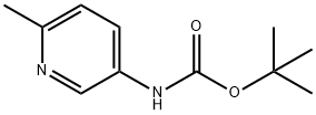N-BOC-6-甲基-3-氨基吡啶 结构式