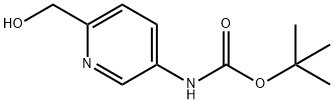 TERT-BUTYL 6-(HYDROXYMETHYL)PYRIDIN-3-YLCARBAMATE 结构式