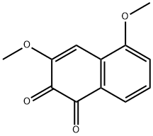 3,5-Dimethoxy-1,2-naphthalenedione 结构式