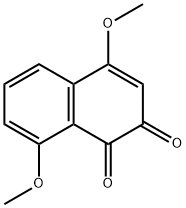 4,8-Dimethoxy-1,2-naphthalenedione 结构式