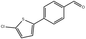 4-(5-Chlorothiophen-2-yl)benzaldehyde 结构式