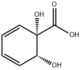 (1S,2R)-1,2-Dihydroxycyclohexa-3,5-diene-1-carboxylic acid 结构式