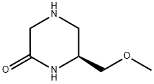 Piperazinone, 6-(methoxymethyl)-, (6S)- (9CI) 结构式