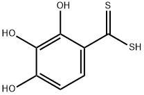 Benzenecarbodithioic acid, 2,3,4-trihydroxy- (9CI) 结构式