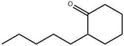 2-戊基环己-1-酮 结构式